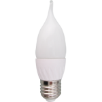 Лампа сд C37 5,3W 220V 2700К E27 свеча на ветру (композит) 38х133 Ecola candle