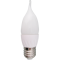 Лампа сд C37 5,3W 220V 2700К E27 свеча на ветру (композит) 38х133 Ecola candle