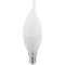 Лампа сд C37 5,3W 220V 2700К E27 свеча на ветру (композит) 38х133 Ecola candle
