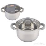 Кастрюля Felicita, объем 2,9 л, из нерж стали с крышкой из жаропрочного стекла, размер 18*11,5 см