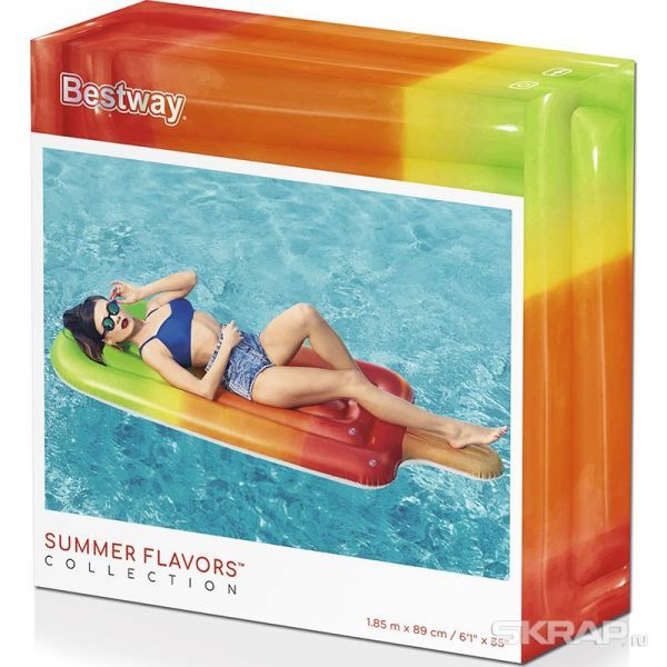 Матрас для плавания Фруктовый лёд 185х89 см, Bestway 43161
