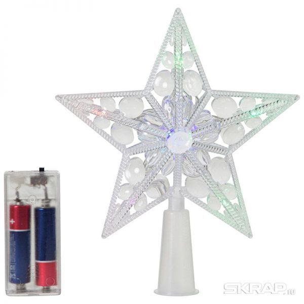Верхушка на елку "Color star"