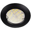 Светильник MR16 DL92 GU5.3 встр. выпуклый черный матовый 30x80 (кd74) Ecola Light (упаковка 2шт)