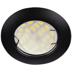 Светильник MR16 DL92 GU5.3 встр. выпуклый черный матовый 30x80 (кd74) Ecola Light (упаковка 2шт)