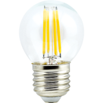Лампа сд G45 6,0W 220V 4000K E27 FIL шар 68x45 Ecola Globe Premium