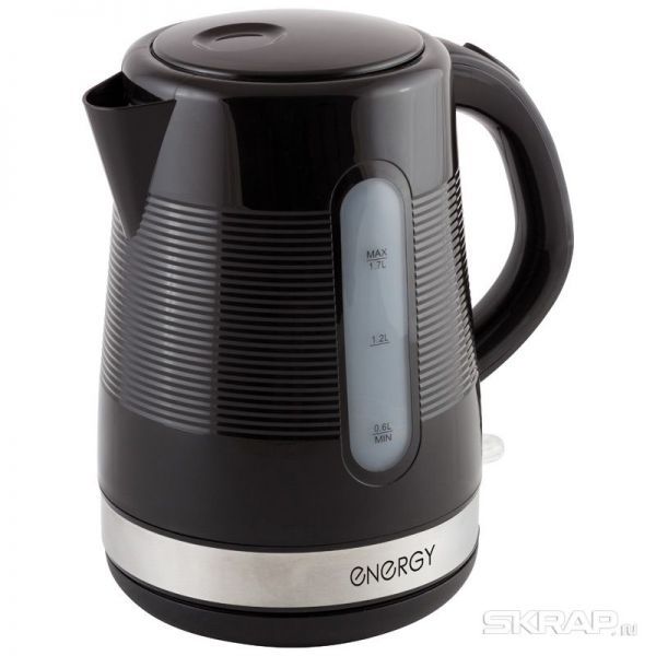 Чайник ENERGY E-300 (1,7 л) пластик, черный