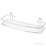 Полка настенная Lecco 7,5*35*13 см хром