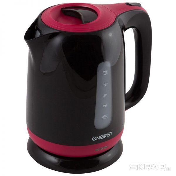 Чайник ENERGY E-274 (1,7 л, диск) пластик черный