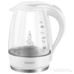 Чайник ENERGY E-262 (1.7л) стекло, пластик белый