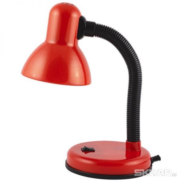 Лампа электрическая настольная ENERGY EN-DL03-1С красная (на замену 366003)