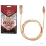 Кабель Energy ET-01 USB/MicroUSB, цвет - золотой